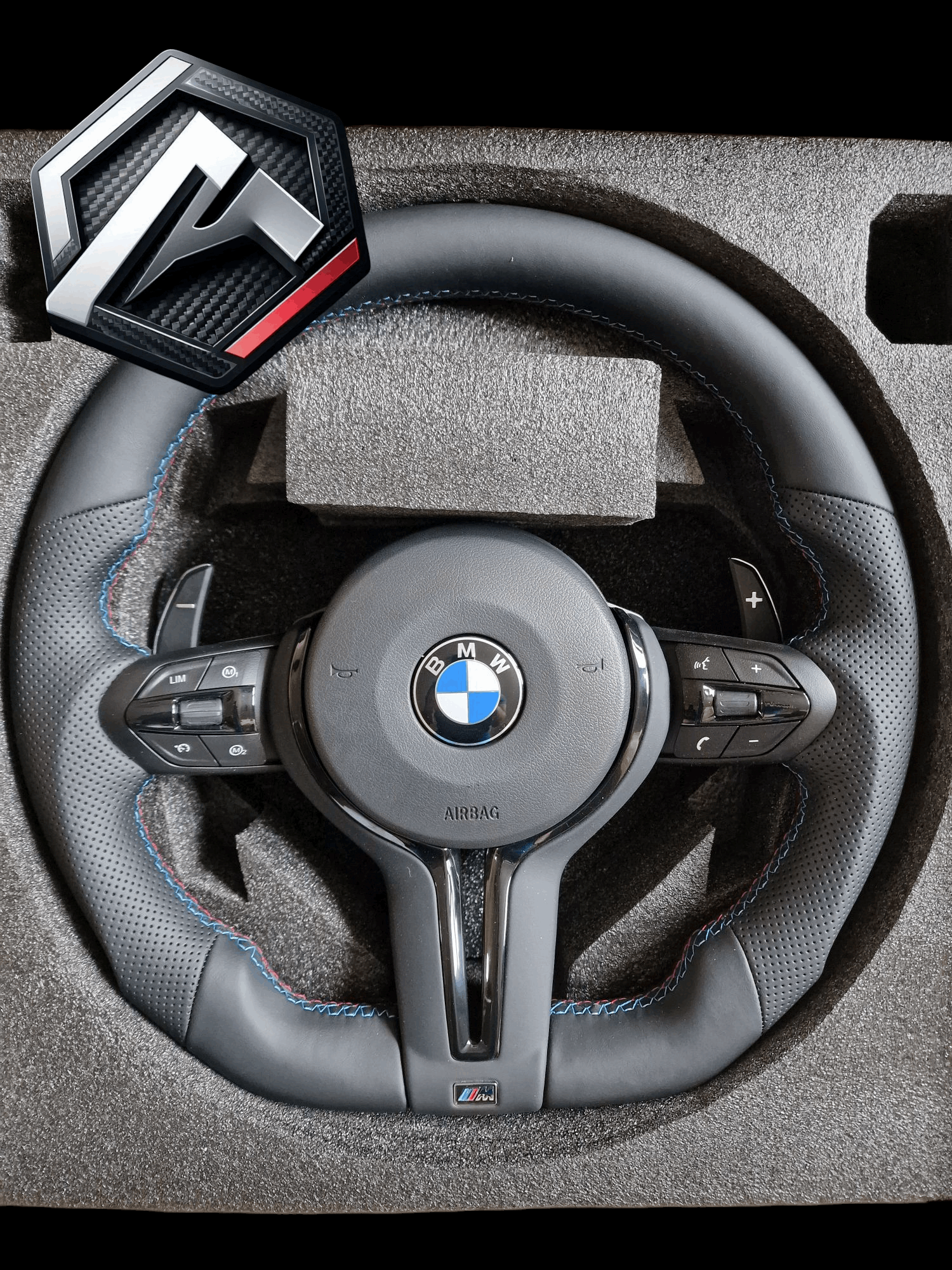 BMW F Series F2x F3x F8x OEM+ FULL Leather Steering Wheel