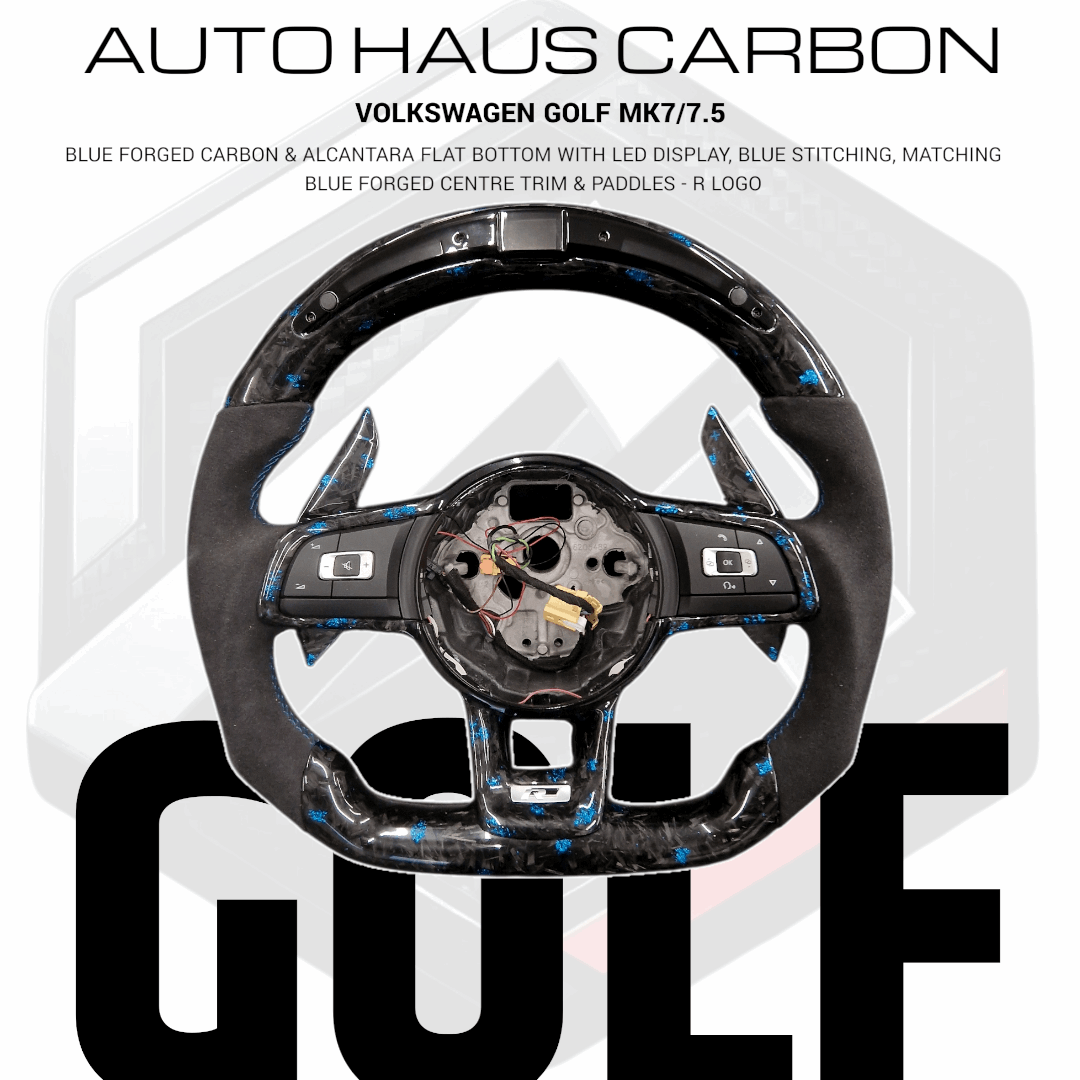 Volkswagen Golf MK7 7.5 Forged Blue Carbon LED Wheel *CLEARANCE*