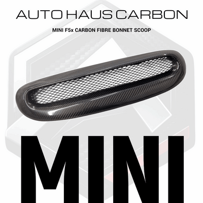 Mini Cooper S One JCW F5x Genuine Carbon Fibre Bonnet Scoop Vented