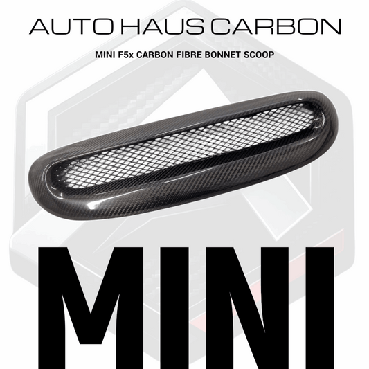 Mini Cooper S One JCW F5x Genuine Carbon Fibre Bonnet Scoop Vented
