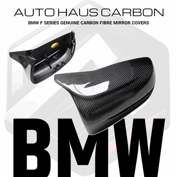BMW F Series Genuine Carbon Fibre M Style Mirror Covers for 1/2/3/4 Series Non-M Models