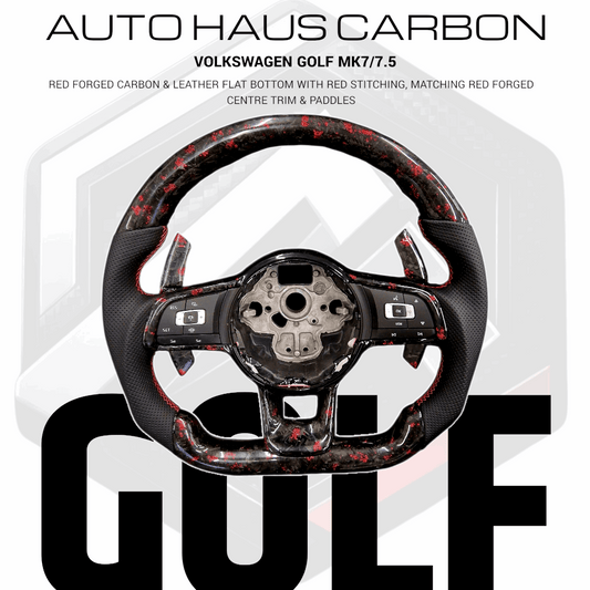 Volkswagen Golf MK7 7.5 Forged Red Carbon Wheel *CLEARANCE*