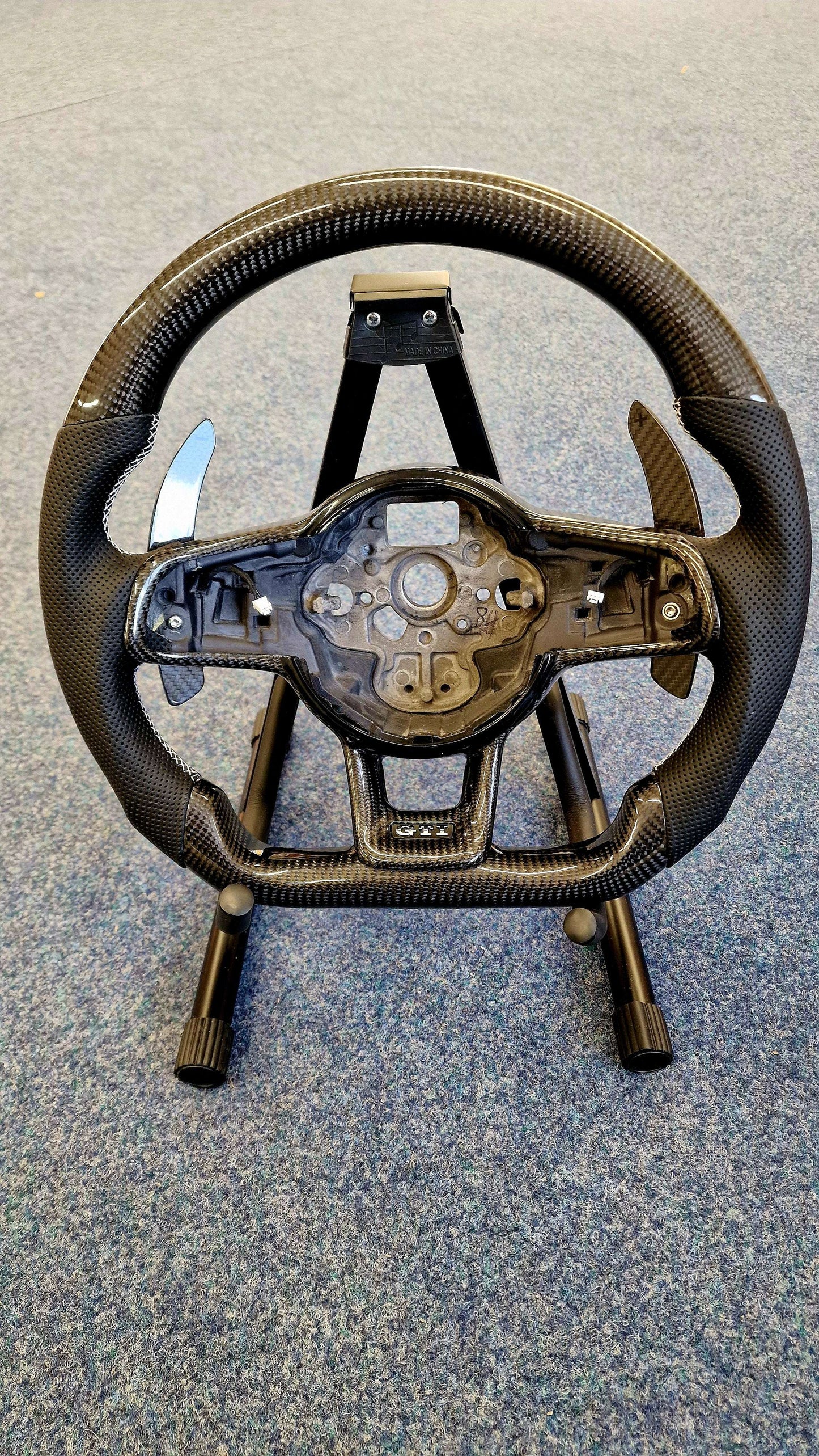 Volkswagen Golf MK7 7.5 Carbon Fibre Flat Bottom Wheel *CLEARANCE*