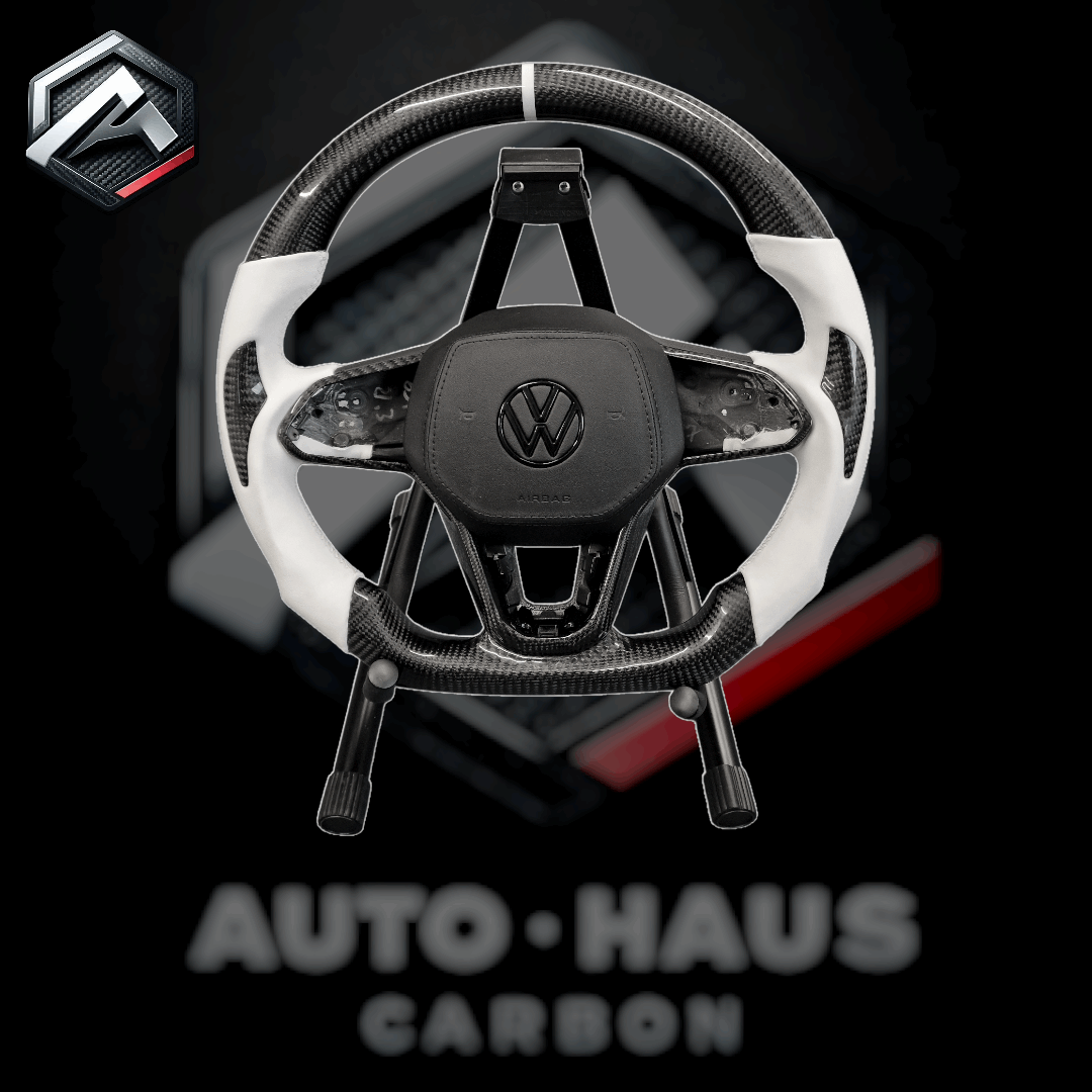 Volkswagen Golf MK8 Flat Bottom Carbon Wheel *CLEARANCE*