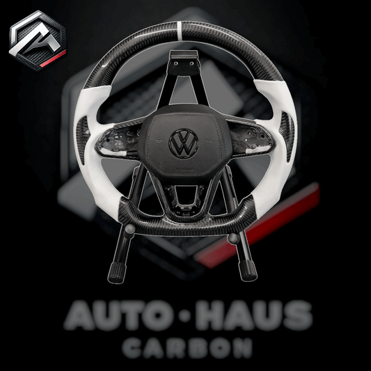 Volkswagen Golf MK8 Flat Bottom Carbon Wheel *CLEARANCE*