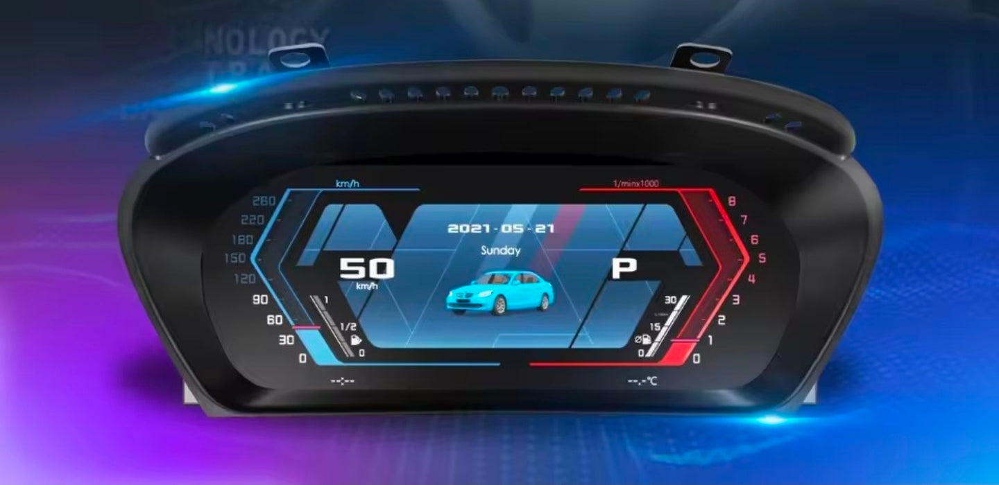 BMW E60 Digital Cockpit Cluster & Android Carplay Media Screen