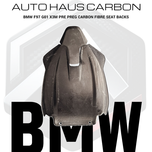 BMW X3M F97 G01 Pre Preg Carbon Fibre Seat Backs