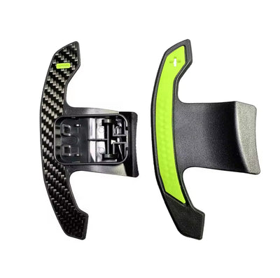 BMW F & G Series G8x M Style Carbon Paddle Shifters Green Carbon
