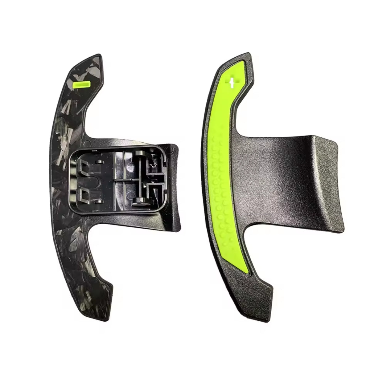 BMW F & G Series G8x M Style Carbon Paddle Shifters Green Forged Carbon