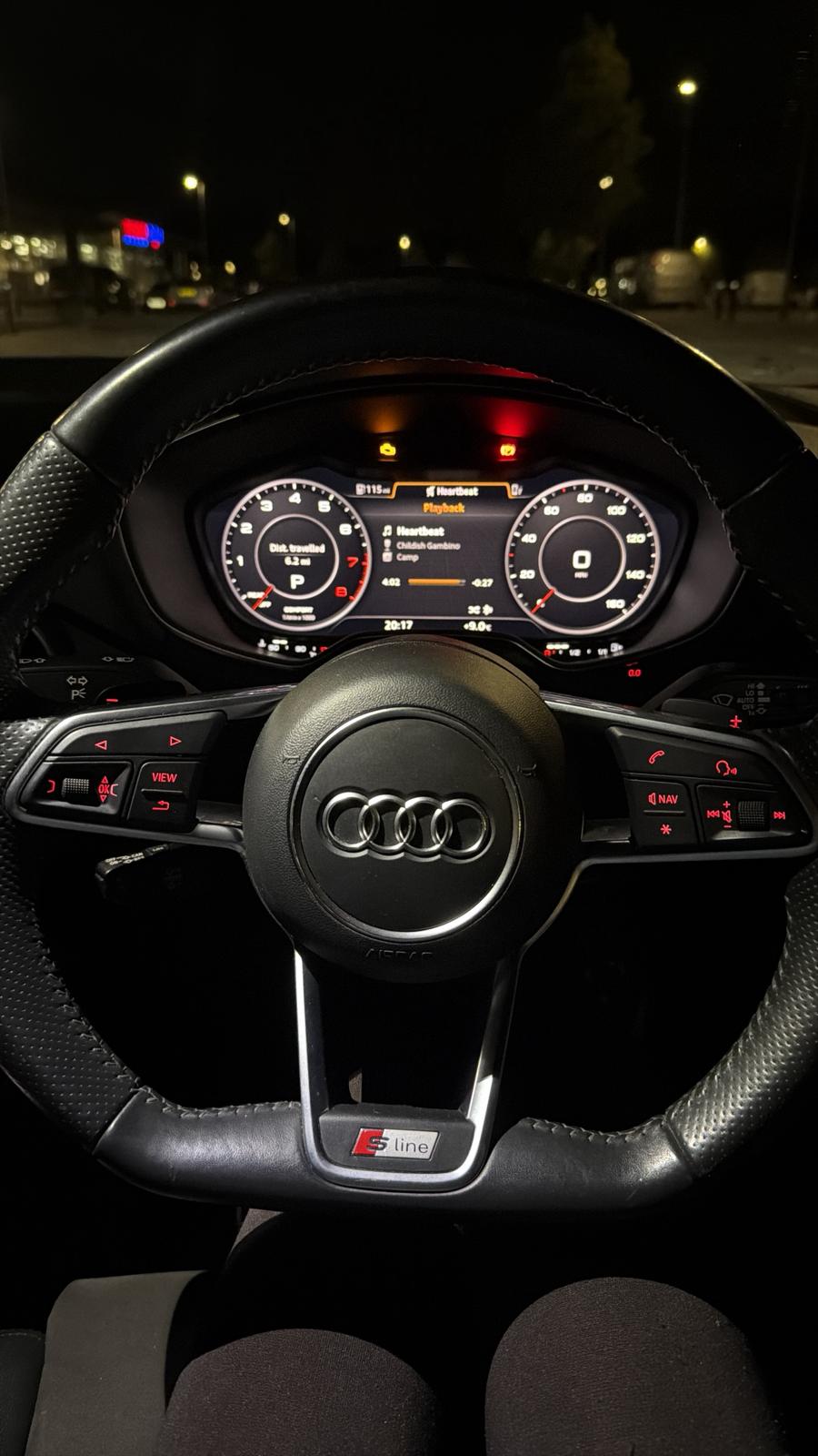 Audi TT 2017 Custom Flat Bottom Wheel Order
