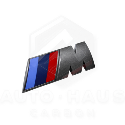 BMW M Wing Gloss Black Matte Black Badges or Grey (Pair) Grey