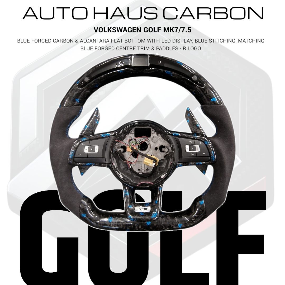 Volkswagen Golf MK7 7.5 Forged Blue Carbon LED Wheel *CLEARANCE*