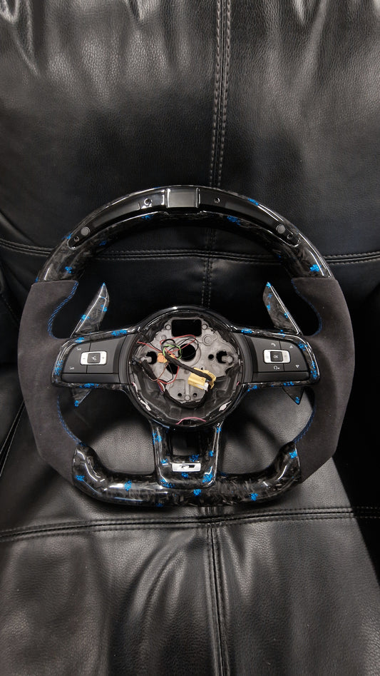 Volkswagen Golf MK7 7.5 Forged Blue Carbon LED Wheel *CLEARANCE*