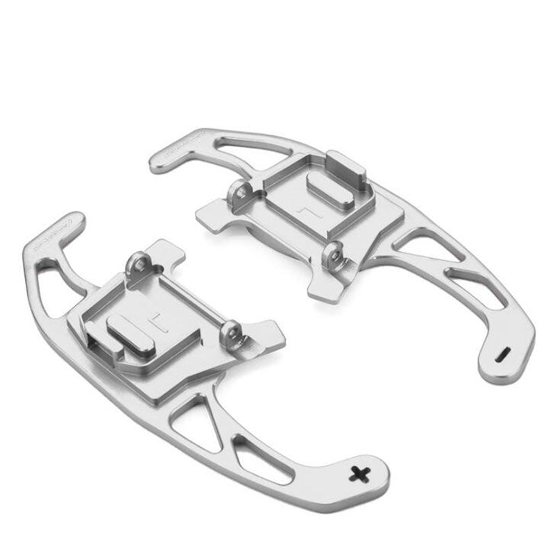 Volkswagen GOLF MK7 MK7.5 Aluminium Paddle Shifters Silver