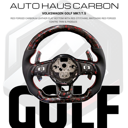 Volkswagen Golf MK7 7.5 Forged Red Carbon Wheel *CLEARANCE*