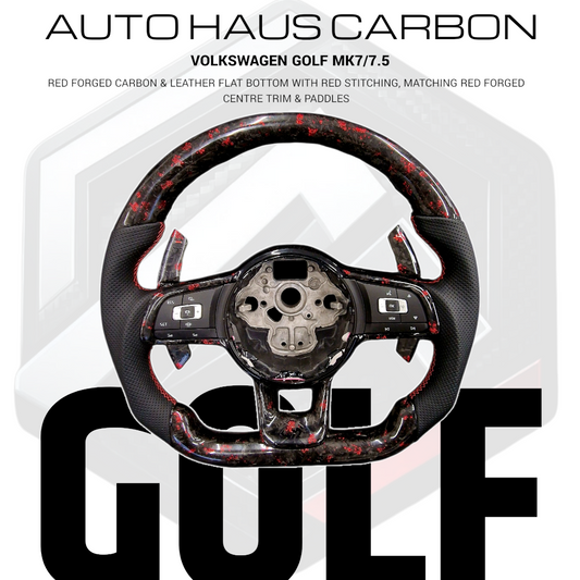 Volkswagen Golf MK7 7.5 Forged Red Carbon Wheel *CLEARANCE*