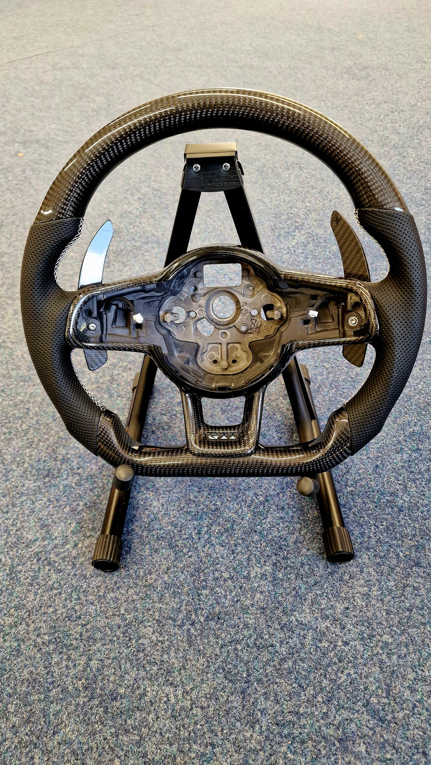 Volkswagen Golf MK7 7.5 Carbon Fibre Flat Bottom Wheel *CLEARANCE*