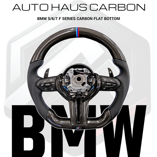 BMW 5/6/7 F Series Carbon Flat Bottom *CLEARANCE*