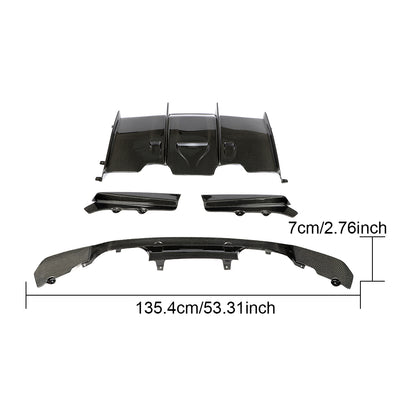 BMW M3 M4 F80 F82 F83 Carbon Fibre Rear Diffuser