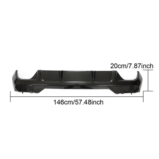 BMW 4 Series G22 G23 M Sport Dry Carbon Fibre Rear Diffuser