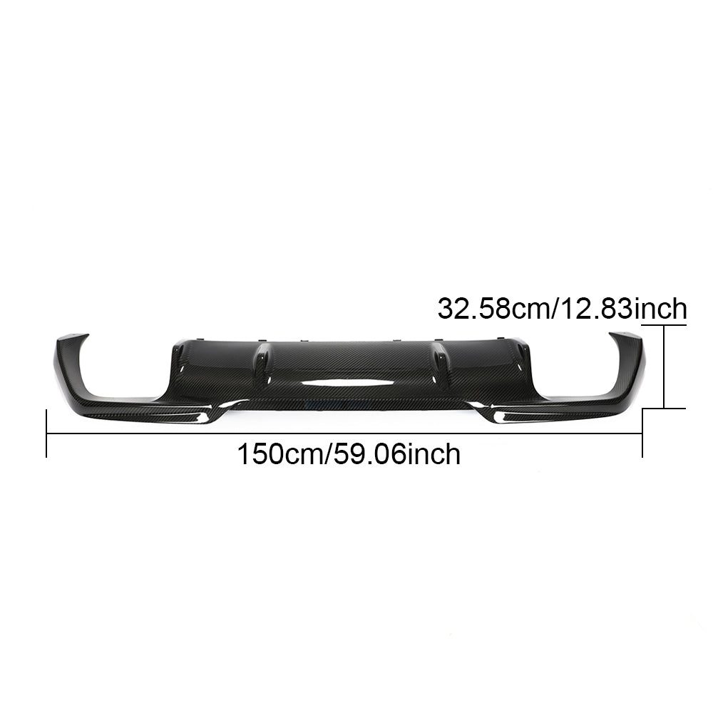 BMW 8 Series F93 M8 Dry Carbon Fibre Rear Diffuser