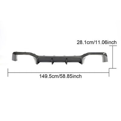 BMW X4M F98 Carbon Fibre Rear Diffuser