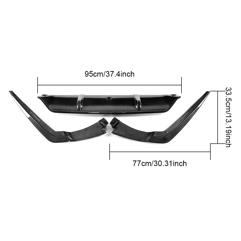 BMW 5 Series G30 G38 M Sport Carbon Fibre Front Lip