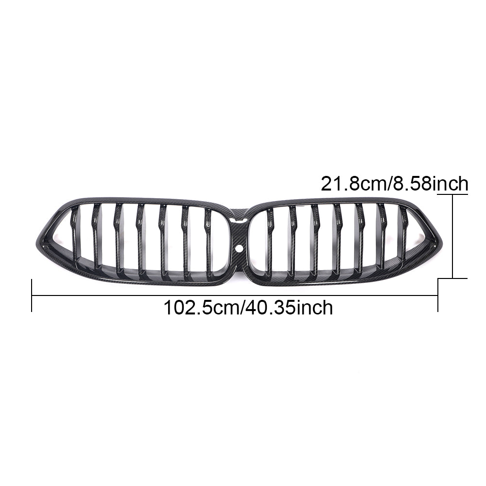 BMW 8 Series G14 G15 G16 Dry Carbon Fibre Grill
