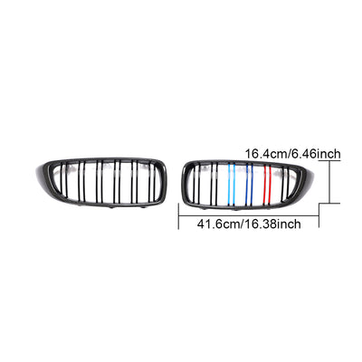 BMW 3/4 Series F32 F33 F36 F82 F83 M4 F80 M3 Carbon Fibre+Abs Plastic Grill