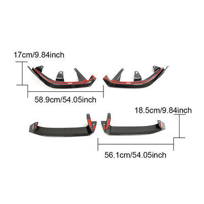 BMW 5 Series F90 M5 Dry Carbon Fibre Front Lip