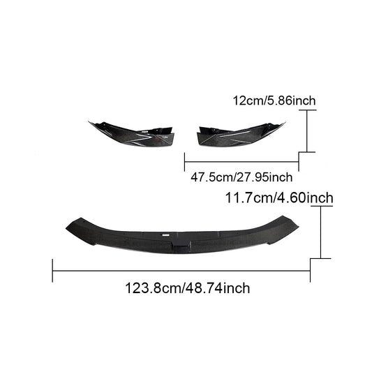 BMW M3 M4 G80 G81 G82 G83 Carbon Fibre Front Lip