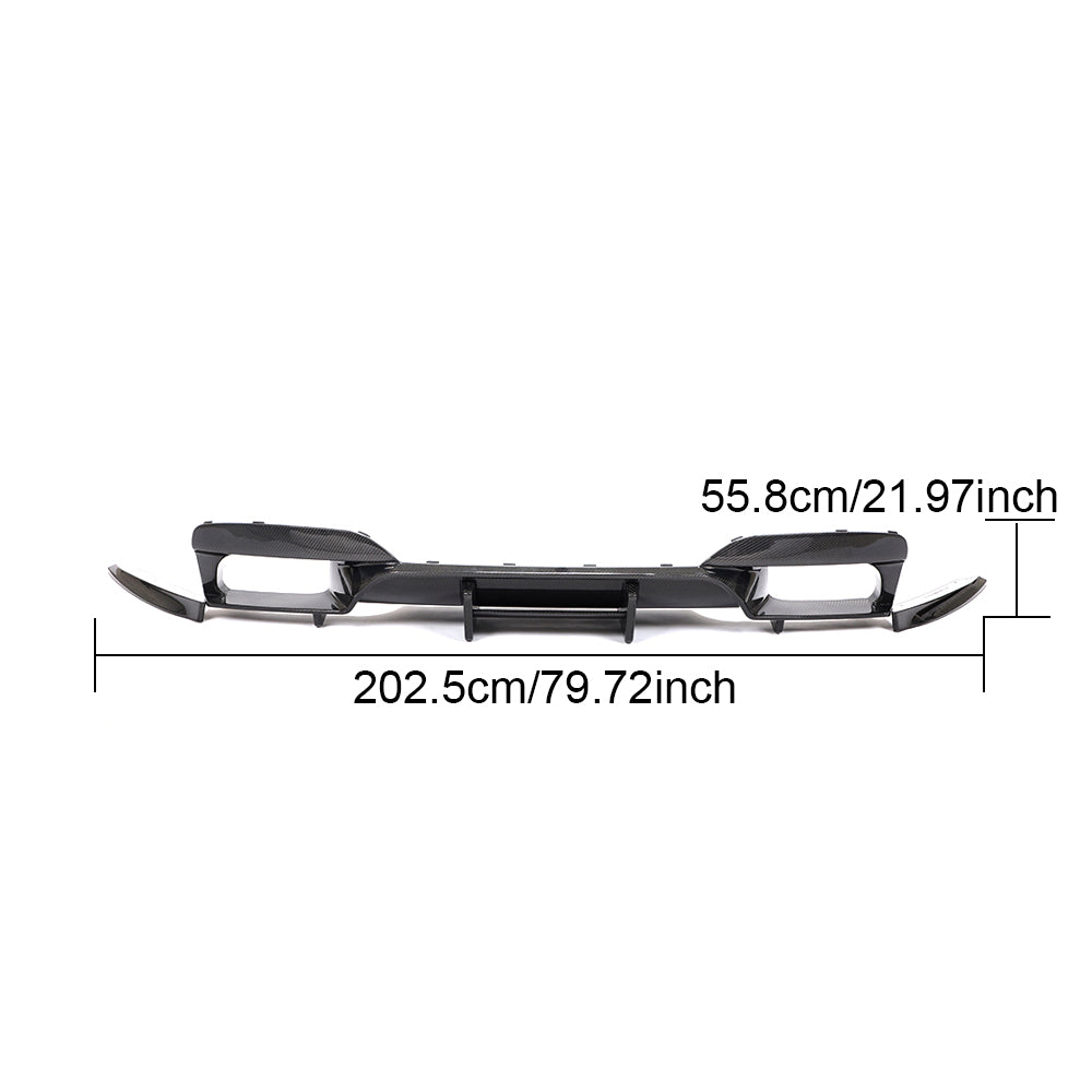 BMW 6Series F06 F12 F13 M6 Carbon Fibre Rear Diffuser